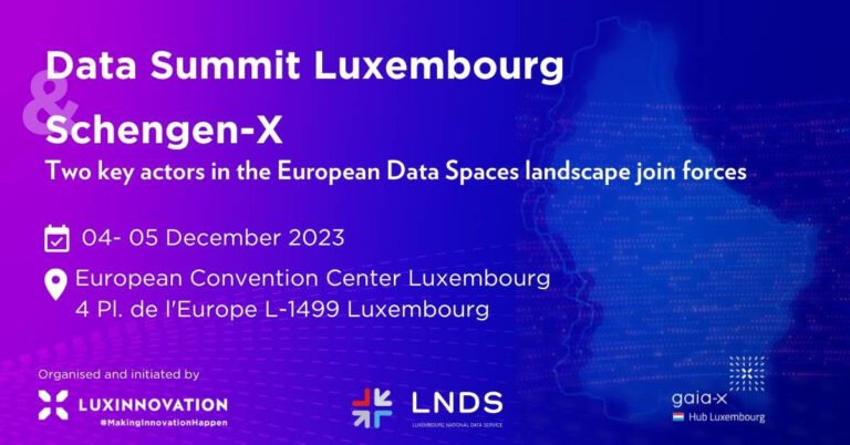 Data Summit Luxembourg & Schengen-X